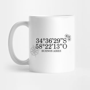 Contact details Buenos Aires Mug